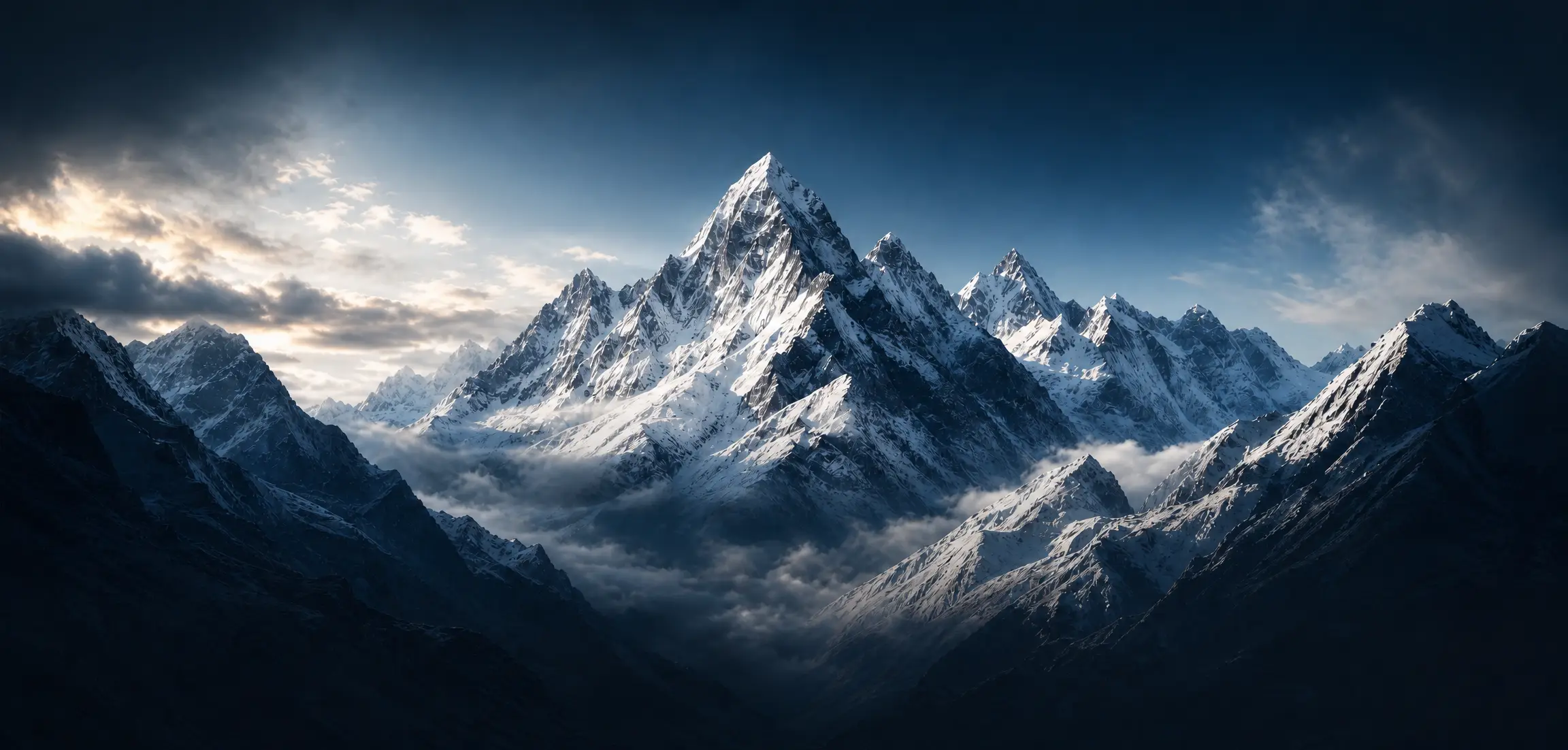 Mountain landscape representing Peak Purity Research